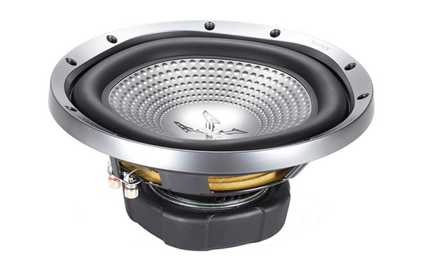 Bajo Sony XS-GTR121L Envoltura de goma con estabilizador de impulsos