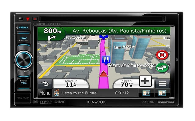  Radio GPS, DVD, USB, Bluetooth, KENWOOD DNX 5710BT