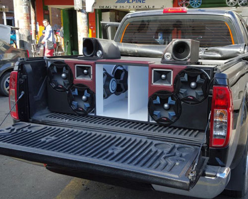 Montaje desmontable para camioneta de platón alta potencia