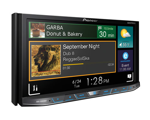 Radio Pioneer DVD AVH-X8850BT Pantalla Táctil WVGA de 7 pulgadas