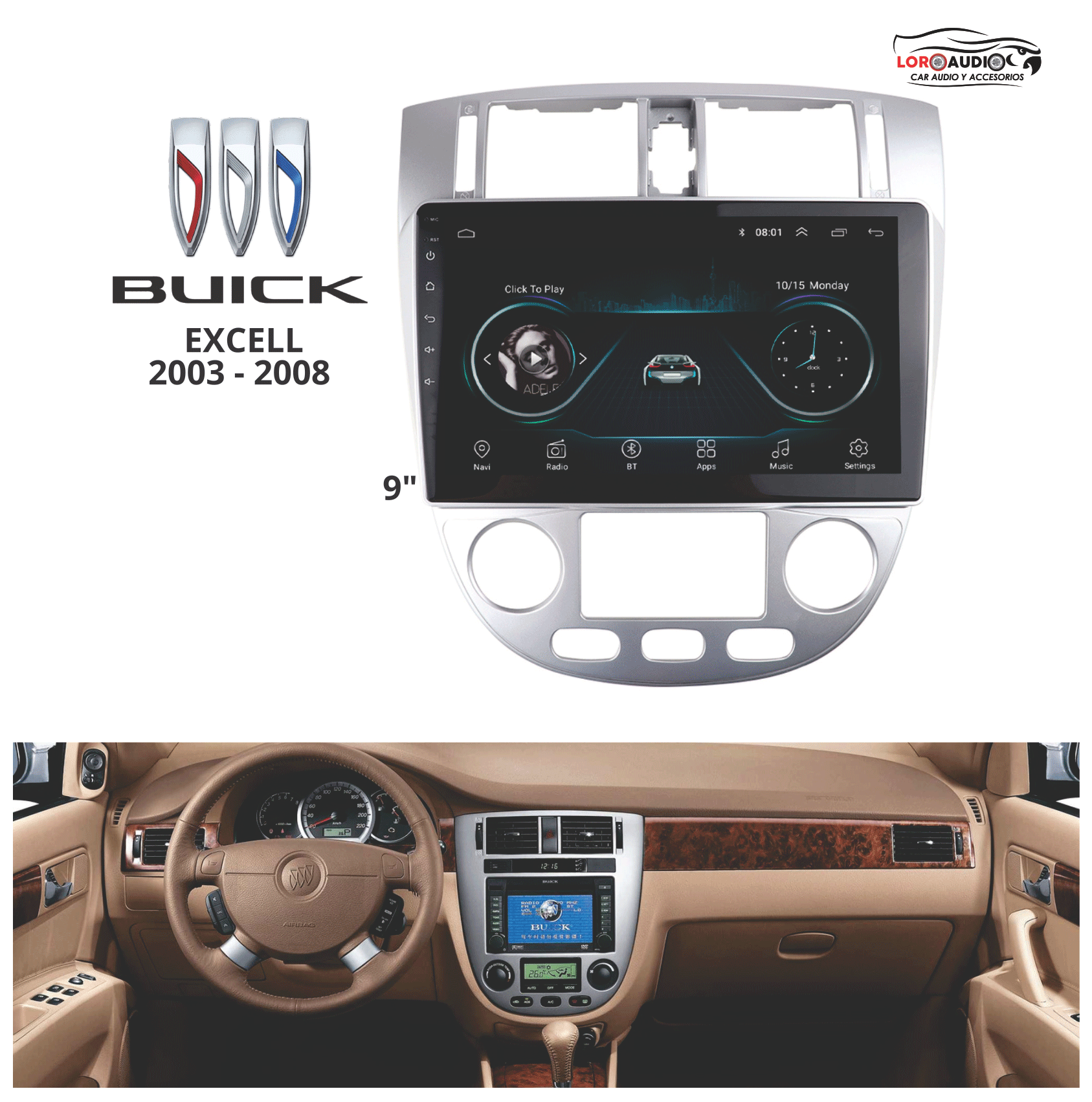 Radio Buick 2003-2008 Bogota Colombia