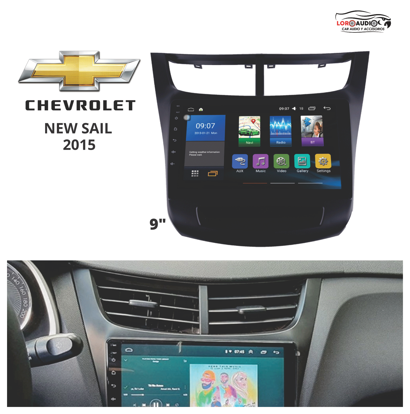 Radio Chevrolet Sail 2015 Bogota Colombia