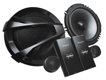 Componentes Sony XS-N1620C Parlantes de 2 vias, 16 cm