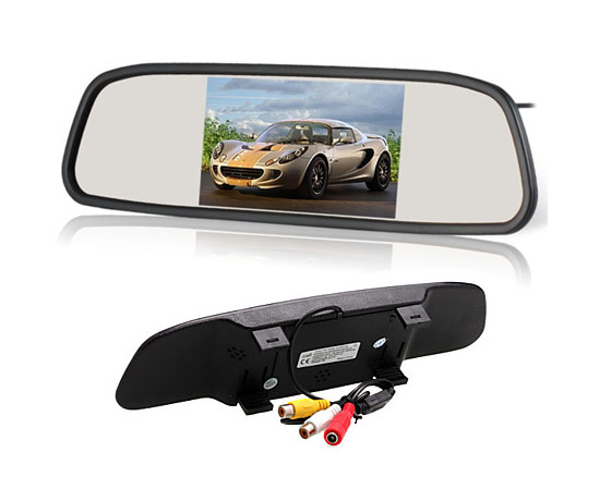 Monitor espejo retrovisor Tipo de pantalla TFT LCD 4,3 pulgadas