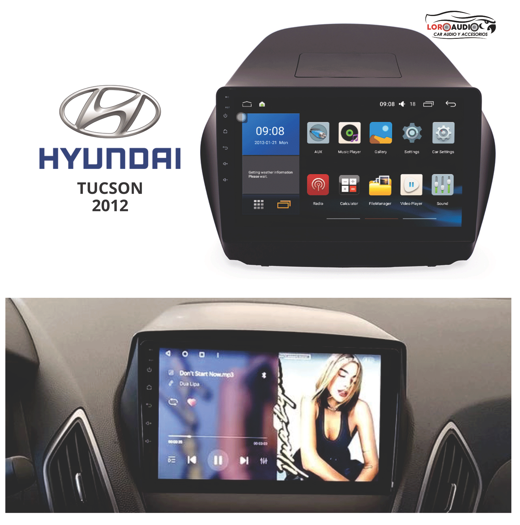 Radio Hyundai Tucson 2012 Bogota Colombia