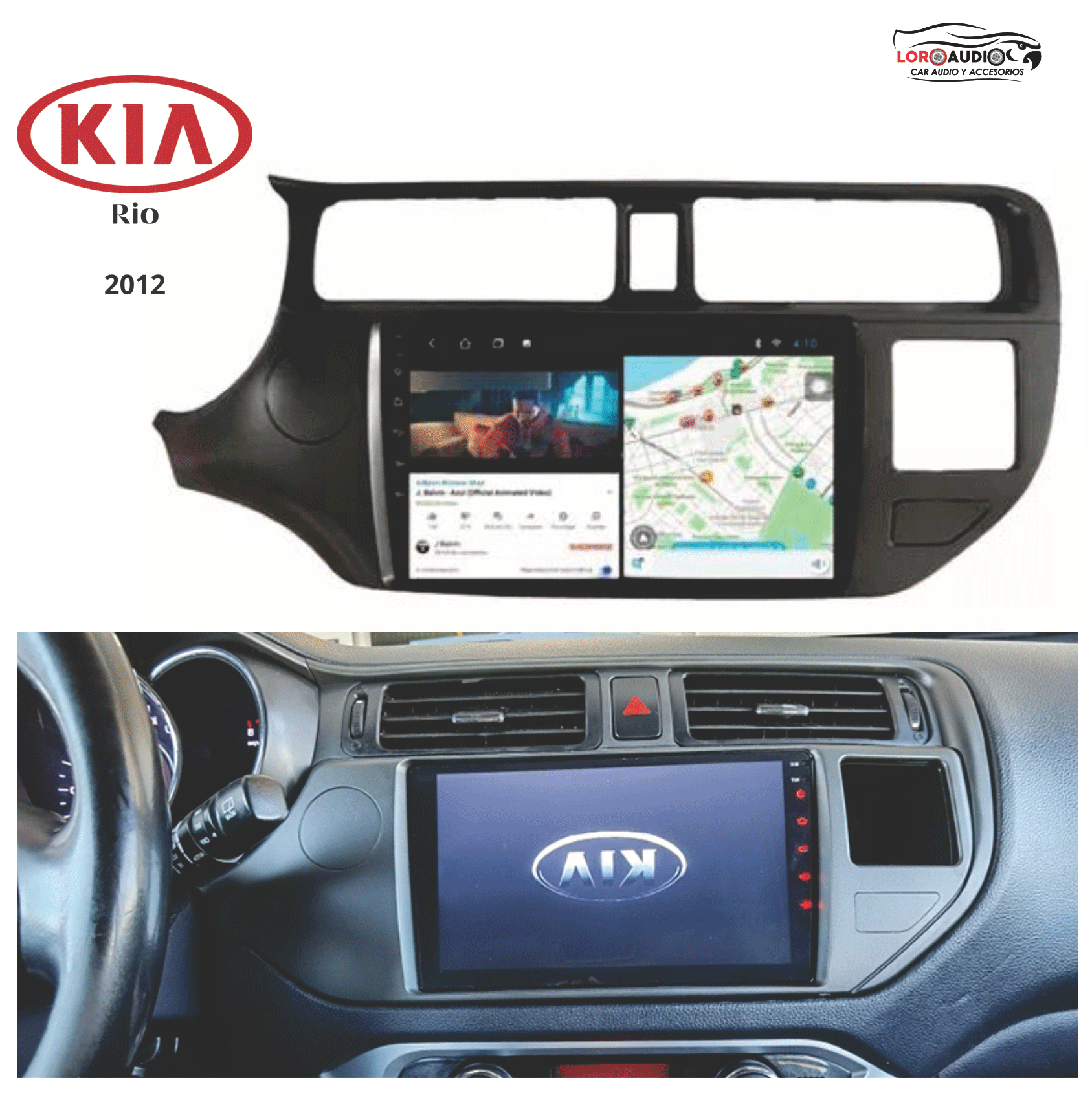 Radio Kia Rio 2012 Bogota Colombia