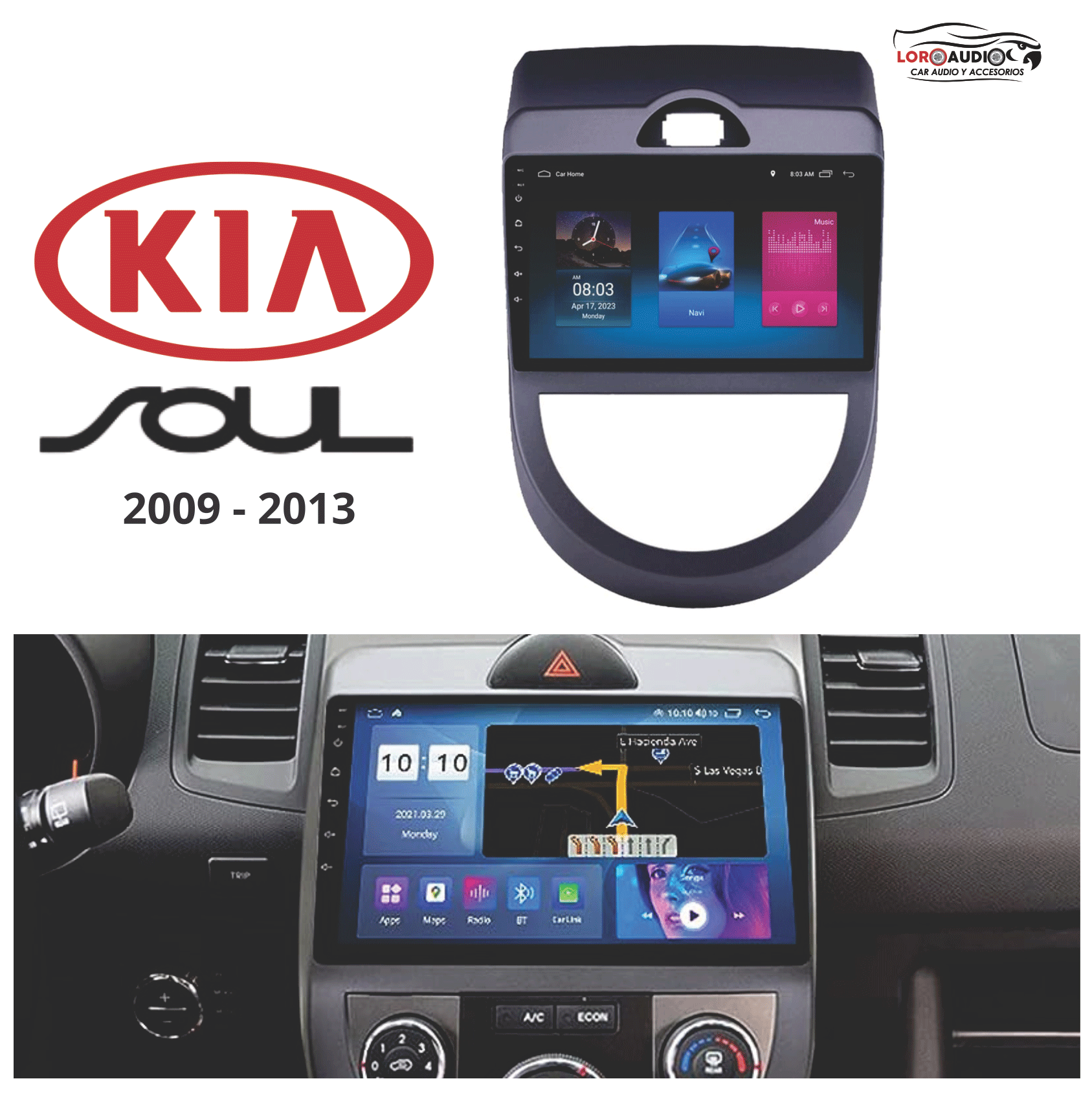 Radio Kia Soul 2009-2013 Bogota Colombia