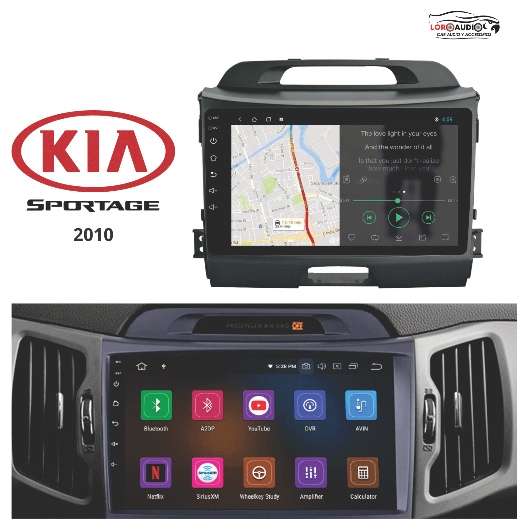 Radio Kia Sportage 2010 Bogota Colombia