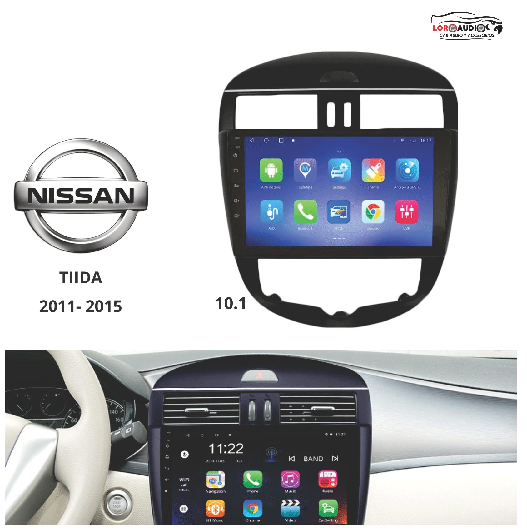 Radio Nissan Tiida 2011-2015 Bogota Colombia