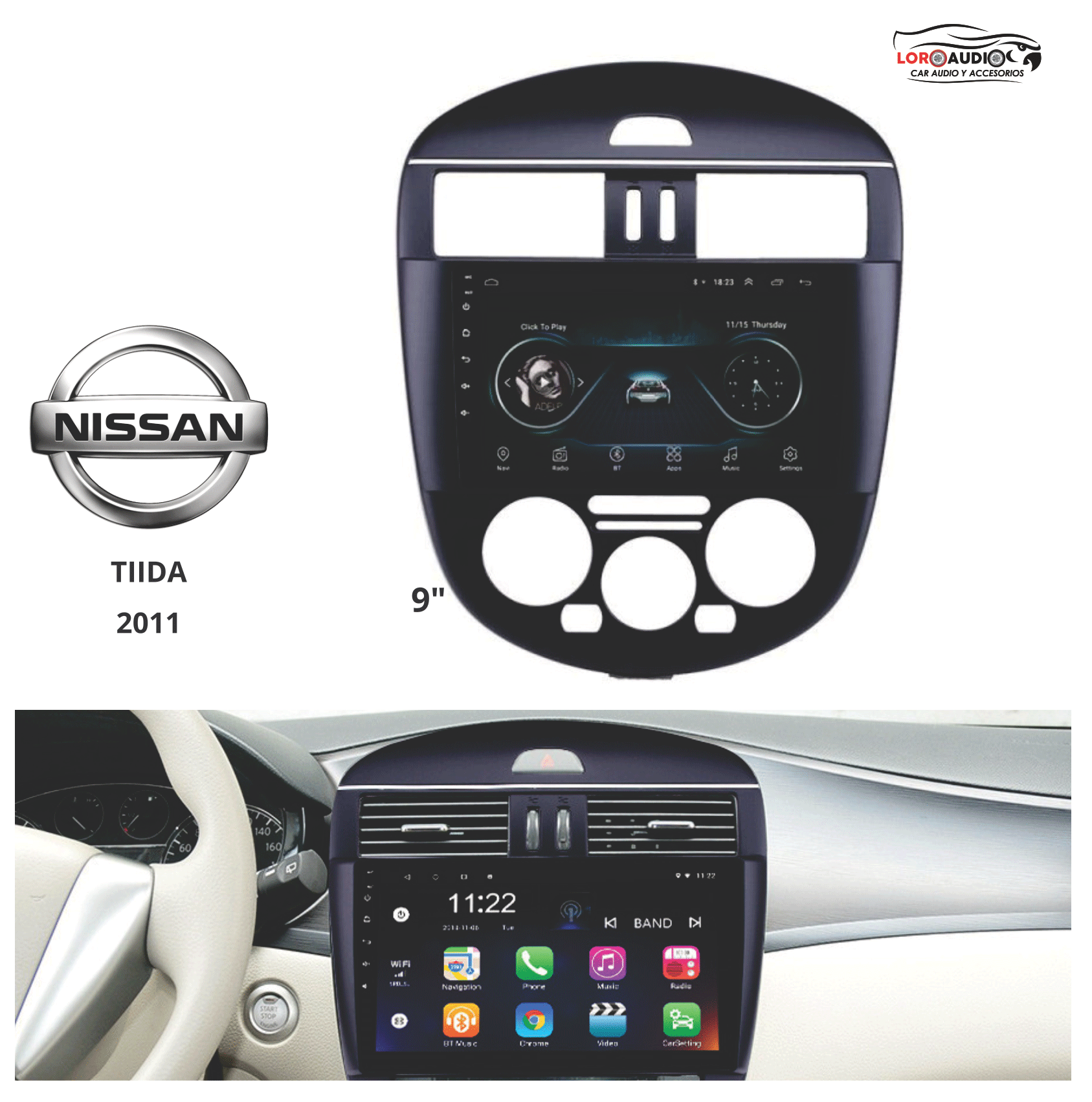 Radio Nissan Tiida 2011 Bogota Colombia