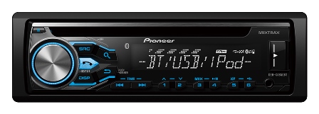 Radio Pioneer Bluetooth DEH-X4850BT Control Directo para iPod/iPhone y Algunos Teléfonos Android