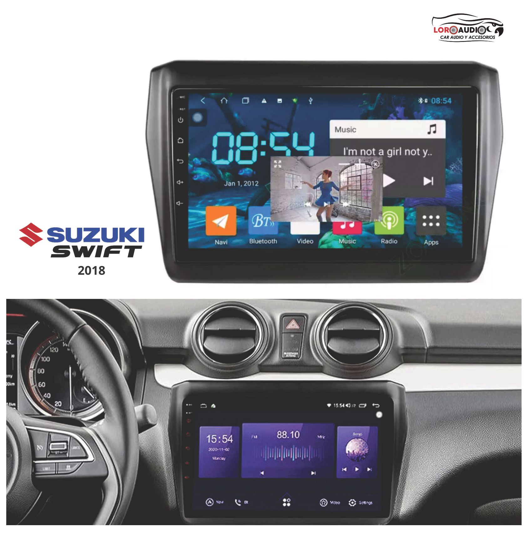 Radio Suzuki Swift 2018 Bogota Colombia